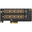 Внутренний адаптер для накопителя DEXP ZGH-PH39 [PCI-E x4 - M.2 (ключ B), M.2 (ключ M), SATA]