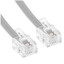 Кабель телефонный Cablexpert TC6P4C-2M белый [RJ-11, 2 м]