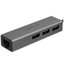 Док-станция DEXP DDS-DST1013 [USB 3.2 Gen 1 Type-A х 3, порт Ethernet, кабель - 15 см, корпус серый]