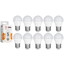 Комплект светодиодных ламп ЭРА LED P45-5W-827-E27 [E27, 5 Вт, 400 лм, 2700 K, 170-265 В, в комплекте: 10 шт]
