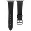 Ремешок Aceline для Apple Watch 42/ 44/ 45mm черный [классический, застежка - классическая, искусственная кожа, 1 шт]