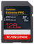Карта памяти SanDisk Extreme SDXC 128 ГБ [SDSDXXJ-128G-GSCIN] [UHS Class 1, Video Class 30, запись - 170 Мбайт/сек, чтение - 250 Мбайт/сек]