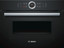 Электрический духовой шкаф Bosch CMG633BB1 черный [45 л, независимый, до 275 °C, дисплей, гриль, конвекция, СВЧ, класс - A]