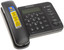 Телефон проводной Panasonic KX-TS2356RUB [Caller ID, АОН, 50 номеров, повторный набор, регулятор громкости звонка, черный]