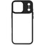 Накладка  Aceline Silicone Side для Apple iPhone 17 Pro Max черный [ПК, ТПУ]