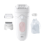 Эпилятор Braun S5 SE 5-030 [белый, пинцетов/дисков - 28, насадок - 2 шт, подсветка, эпиляция - сухая/влажная, питание - от аккумулятора, Li-Ion]