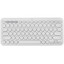 Клавиатура  беспроводная Logitech K380 [мембранная, клавиш - 80, Bluetooth, цвет белый]