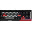 Клавиатура  проводная MSI Vigor GK30 INFRARED цвет черный [плунжерная, клавиш - 104, USB Type-A]