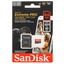 Карта памяти SanDisk Extreme Pro microSDXC 64 ГБ [SDSQXCU-064G-GN6MA] [A2, Class 10, UHS Class 3, Video Class 30, запись - 90 Мбайт/сек, чтение - 200 Мбайт/сек]