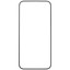 Защитное стекло Aceline для экрана Apple iPhone 15 Plus [2.5D, олеофобное покрытие, цвет рамки - черный, в комплекте: 1 шт]