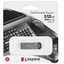 Память USB Flash 512 ГБ Kingston DataTraveler Kyson [DTKN/512GB] [USB 3.2 Gen 1/USB Type-A, до 200 Мбайт/сек, монолит, металл]