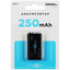 Аккумулятор Finepower Крона 250 мА*ч [9V (крона), Ni-Mh, 8.4 В, 0.05 А, циклов перезарядки - 500, в блистере - 1 шт]