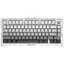 Клавиатура  проводная + беспроводная GravaStar Mercury K1 Gradient White цвет белый [механическая, GravaStar x Kailh Cherry Pink, клавиш - 79, Bluetooth, USB Type-A, радиоканал]