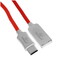 Кабель Cablexpert USB Type-C - USB Type-A красный 1 м [форма - круглая, оплетка - нейлоновая, 2 А, 10 Вт, металлический корпус разъемов, 1 шт]