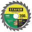 Диск пильный STAYER 3680-200-32-24_z01 [дерево, ДСП, зубьев - 24 шт, 200 мм x 32 мм, 30 мм]