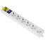 Сетевой фильтр Power Cube (SPG5-B3M) [5+1 Розеток/3 м/13A/(Белый)] [розетки - 6, 13 А, 3300 Вт, кабель - 3 м]