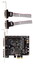 Плата расширения Espada FG-EMT04A-1-BU01 [подключение: PCI-E x1, разъемы: 4 x DB9 (COM)]