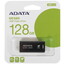 Память USB Flash 128 ГБ ADATA UC320 [UC320-128G-RBK/BK] [USB 3.2 Gen 1/USB Type-A, до 100 Мбайт/сек, выдвижной (слайдер), пластик]