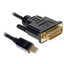 Кабель однонаправленный Cablexpert mini DisplayPort - DVI-D, 1.8 м [вилка - вилка, длина - 1.8 м, 3840x2160, 30 Гц]
