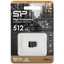 Карта памяти Silicon Power microSDXC 512 ГБ [SP512GBSTXDV3V1H [A1, UHS Class 3, Video Class 30, запись - 80 Мбайт/сек, чтение - 100 Мбайт/сек]