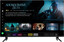40" (101 см) Телевизор DEXP 40FCS1 черный [Direct LED, FullHD, Wi-Fi, 60 Гц, Салют ТВ, HDMI х 3, USB х 2 шт]