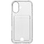 Накладка  Aceline Pocket для Apple iPhone 16 прозрачный [ТПУ, карман для карт]