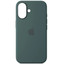Накладка  Apple Silicone Case для Apple iPhone 16 зеленый [микрофибра, ТПУ]
