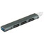 USB-разветвитель DEXP PJT-HYD12111 [USB 2.0 Type-A х 3, USB 3.2 Gen 1 Type-A х 1, кабель - 10 см, корпус серый]