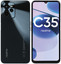 6.6" Смартфон realme C35 64 ГБ черный [ядер - 8x(2 ГГц), 4 ГБ, 2 SIM, IPS, 2408x1080, камера 50+2+0.3 Мп, NFC, 4G, GPS, FM, 5000 мА*ч]