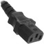Кабель питания Cablexpert IEC C13 - CEE 7/7 [1 мм², 1.8 м, черный]