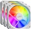 Комплект реверсных вентиляторов ADATA XPG VENTO R 120 ARGB PWM [VENTOR120ARGBPWM3C-WHCWW] белый [120 x 120 мм, 4 pin Male / 4 pin Female, 300 об/мин - 1600 об/мин,  - 32 дБ, в комплекте - 3]