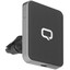 Держатель автомобильный Qumo PowerAid Qi C Charger (V2) черный [для смартфона, установка держателя - 3M-скотч, зажим / клипса, вращение на 360 градусов, беспроводная зарядка, крепление - магнит]