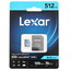 Карта памяти Lexar microSDXC 512 ГБ [LSDMI512BB633A] [A2, UHS Class 3, Video Class 30, запись - 70 Мбайт/сек, чтение - 100 Мбайт/сек]