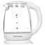 Электрочайник Redmond SkyKettle RK-G211S белый [1.7 л, 2200 Вт, скрытый нагревательный элемент, фильтр, материал корпуса - термостойкое стекло]