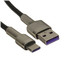 Кабель Baseus USB Type-C - USB Type-A черный [USB 2.0, форма - круглая, оплетка - нейлоновая, 6 А, 66 Вт, металлический корпус разъемов, 1 шт]