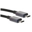 Кабель Ugreen USB Type-C - USB Type-C черный [USB 2.0, форма - круглая, оплетка - нейлоновая, 5 А, 100 Вт, металлический корпус разъемов, 1 шт]