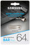 Память USB Flash 64 ГБ Samsung BAR Plus [MUF-64BE3/APC] [USB 3.2 Gen 1/USB Type-A, до 200 Мбайт/сек, монолит, металл]