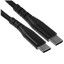 Кабель DEXP USB Type-C - USB Type-C черный [USB 2.0, форма - круглая, оплетка - нейлоновая, 3 А, металлический корпус разъемов, 1 шт]