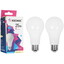 Комплект светодиодных ламп Космос Lksm_LED25wA65E2730 [E27, 25 Вт, 2100 лм, 3000 K, 220 В, в комплекте: 2 шт]