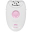 Эпилятор Braun S1 SE 1-000 [белый, пинцетов/дисков - 20, насадок - 1 шт, эпиляция - сухая, питание - от сети]