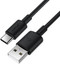 Кабель ACEFAST USB Type-C - USB Type-A черный [USB 2.0, форма - круглая, оплетка - силиконовая, 3 А, 15 Вт, 1 шт]