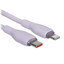 Кабель Baseus Lightning 8-pin - USB Type-C фиолетовый [USB 2.0, форма - круглая, оплетка - TPE, 2.22 А, 20 Вт, 1 шт]