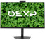 27" Монитор DEXP DF27H1UC черный [1920x1080@100 Гц, IPS, LED, 1300:1, 300 Кд/м², 178°/178°, HDMI 1.4, USB Type-C, VGA (D-Sub), USB х2 шт, Adaptive-Sync]