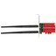 Wi-Fi адаптер + Bluetooth Cudy WE3000S [PCI-E, 4 (802.11n), 5 (802.11ac), 6 (802.11ax), 6E (802.11ax), 5378 Мбит/с, 6 ГГц, 5 ГГц, 2.4 ГГц, антенна - внешняя]