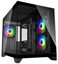 Корпус Cougar FV150 Mini RGB [382QA60.0001] черный [Mini-Tower, Micro-ATX, Mini-ITX, USB 3.2 Gen 1 Type-A, USB 3.2 Gen 2 Type-C, FRGB вентиляторы, 3 x 120 мм]