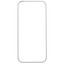 Защитное стекло Aceline для экрана Apple iPhone 16 Pro [2.5D, олеофобное покрытие, цвет рамки - черный, в комплекте: 1 шт]