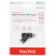 Память OTG USB Flash 256 ГБ SanDisk Ultra Dual Drive Go [SDDDC3-256G-G46] [USB 3.2 Gen 1/USB Type-A, USB Type-C, до 400 Мбайт/сек, поворотный (флип), пластик]