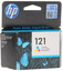 Картридж HP 121 (CC643HE) многоцветный [МФУ, принтер, оригинальный, 165 страниц, 1 шт]