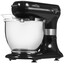 Миксер Hiberg MP 1255 B черный [1200 Вт, планетарный, скоростей - 5, корпус - пластик, насадок - 3 шт]