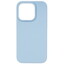 Накладка  uBear Touch Mag Case для Apple iPhone 15 Pro голубой [микрофибра, ПК, ТПУ]